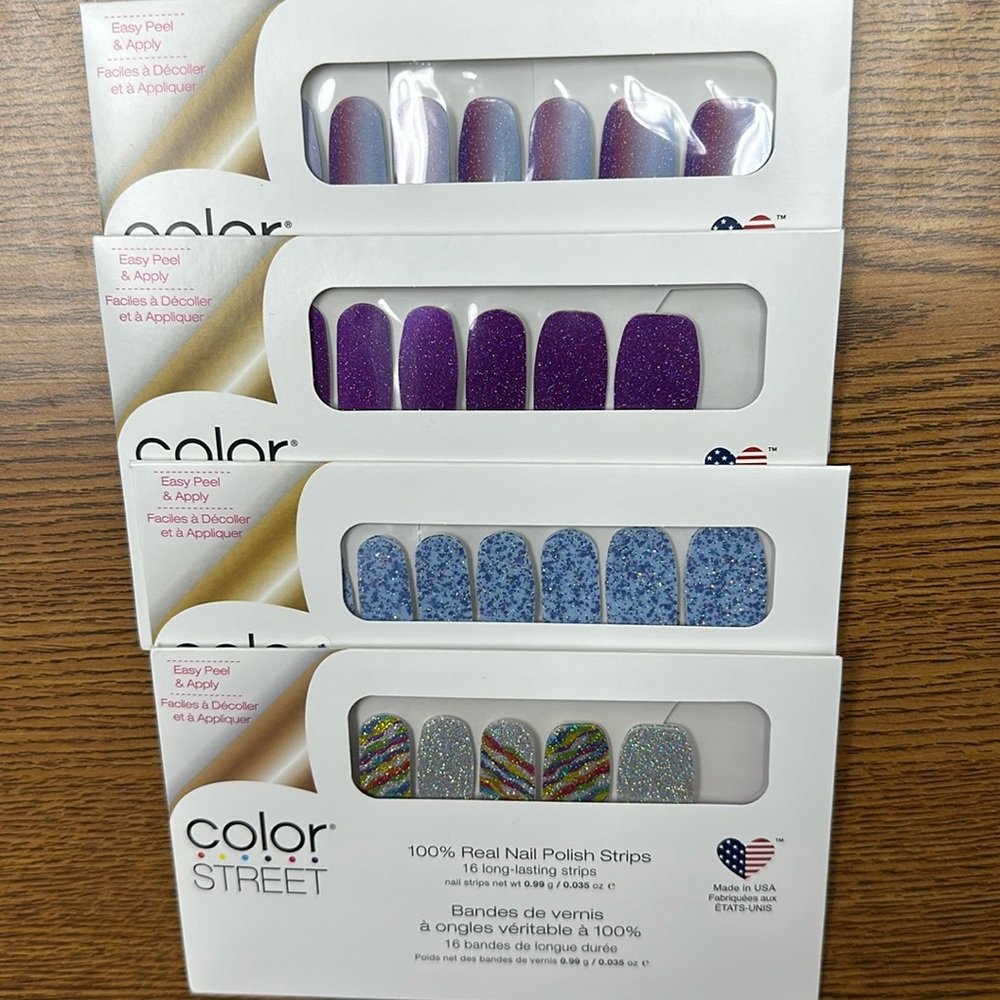 Colorstreet Lot-It takes Tucson, Ice Castle, Inner Strength, 1 in 4.